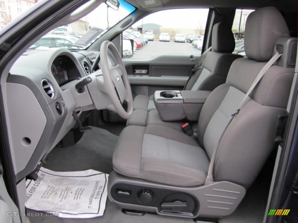 2005 F150 XLT SuperCab 4x4 - True Blue Metallic / Medium Flint Grey photo #8