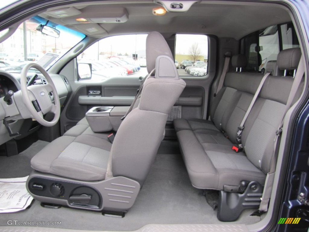 2005 F150 XLT SuperCab 4x4 - True Blue Metallic / Medium Flint Grey photo #24