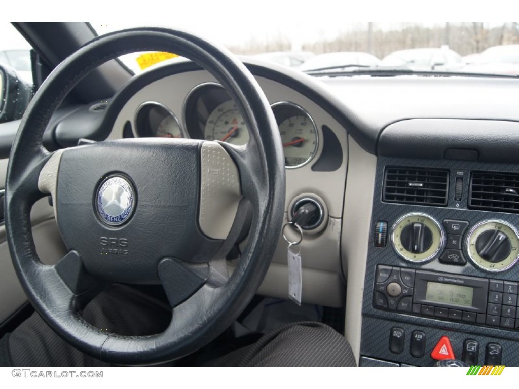 1999 Mercedes-Benz SLK 230 Kompressor Roadster Oyster Steering Wheel Photo #61834377
