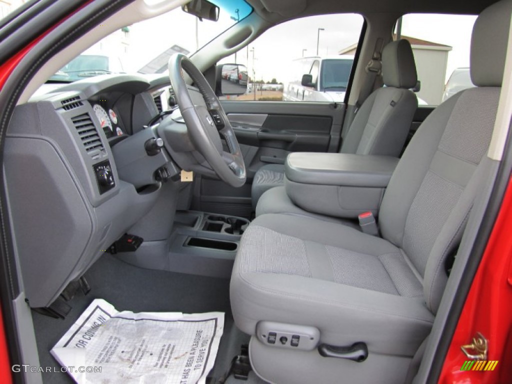 Medium Slate Gray Interior 2007 Dodge Ram 3500 SLT Mega Cab 4x4 Dually Photo #61834515