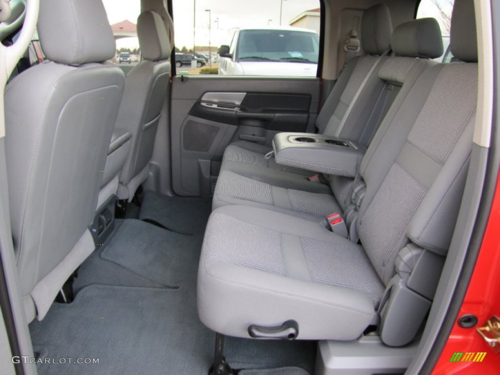 Medium Slate Gray Interior 2007 Dodge Ram 3500 SLT Mega Cab 4x4 Dually Photo #61834691
