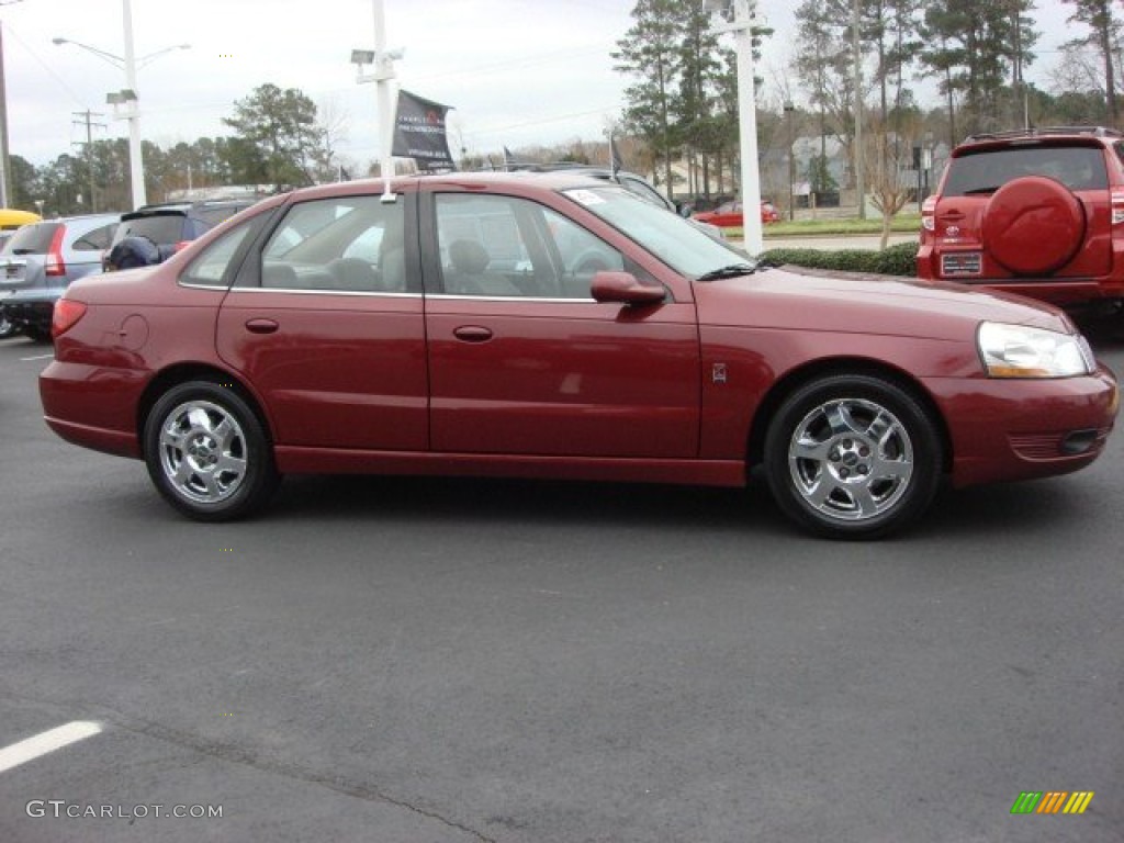 2005 L Series L300 Sedan - Berry Red / Grey photo #3