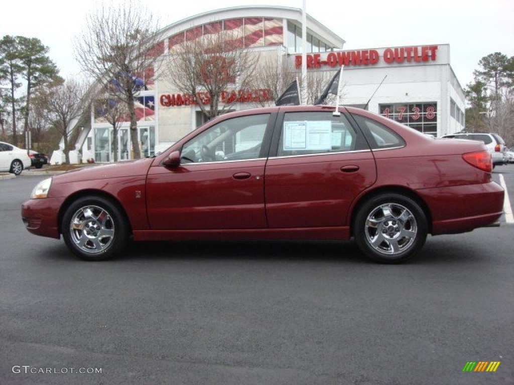 2005 L Series L300 Sedan - Berry Red / Grey photo #6