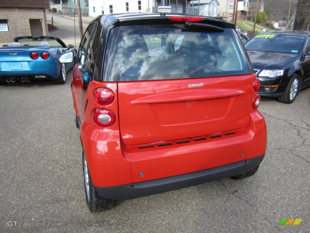 2008 fortwo passion coupe - Rally Red / Design Black photo #4