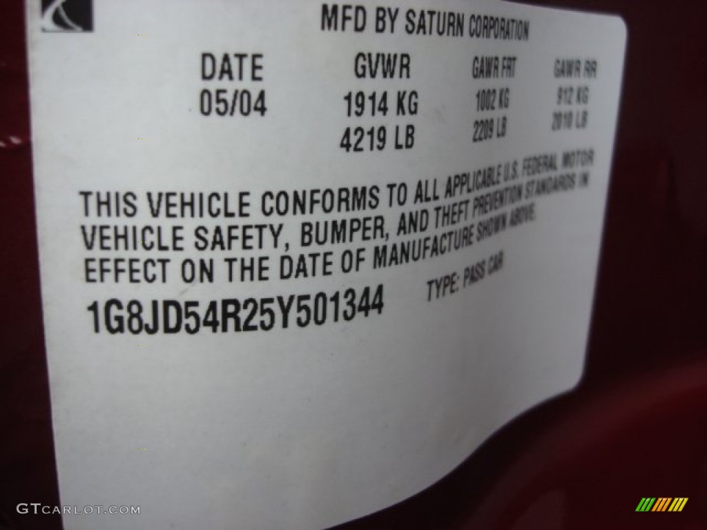2005 L Series L300 Sedan - Berry Red / Grey photo #25