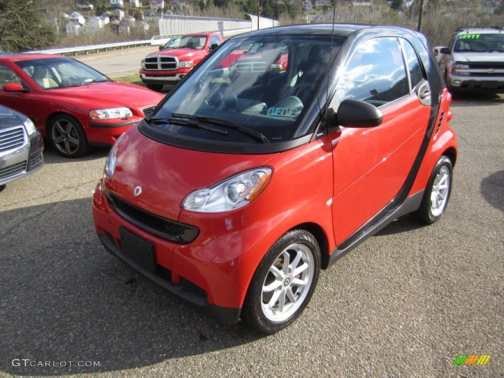 2008 fortwo passion coupe - Rally Red / Design Black photo #12