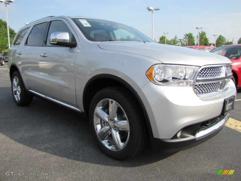 Bright Silver Metallic 2011 Dodge Durango Citadel 4x4 Exterior Photo #61835895