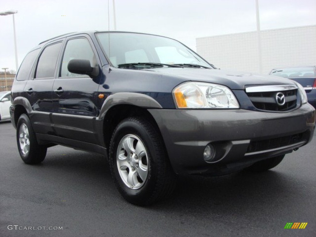 2003 Tribute LX-V6 - Calypso Blue Metallic / Dark Flint Gray photo #1