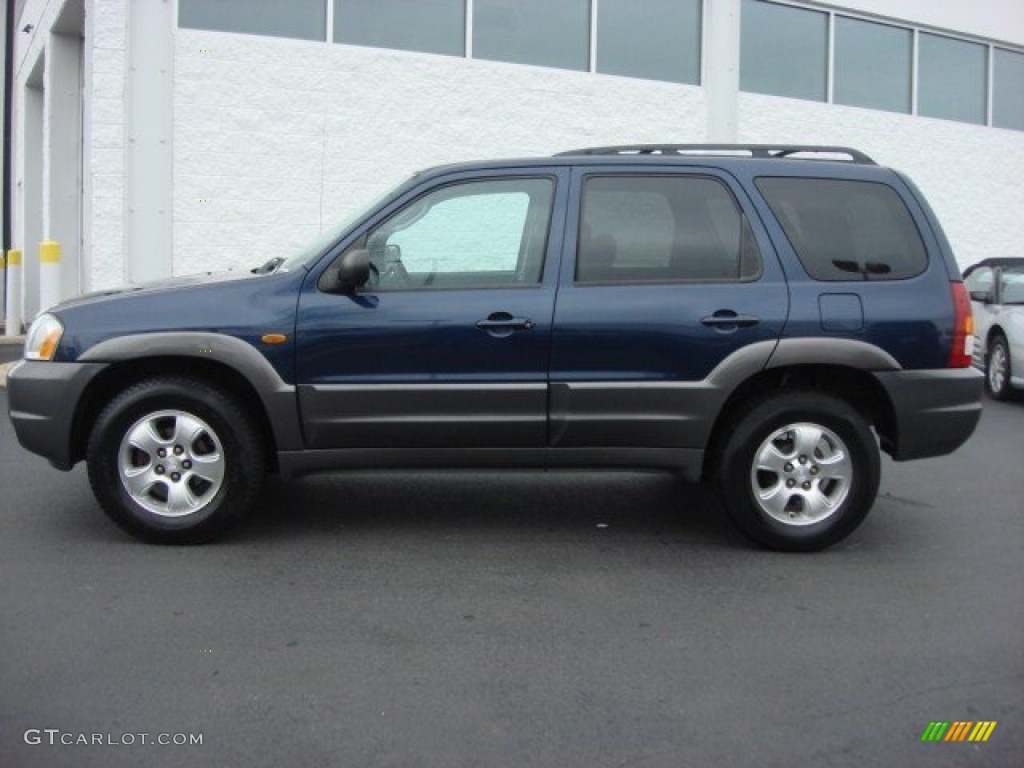 Calypso Blue Metallic 2003 Mazda Tribute LX-V6 Exterior Photo #61837050