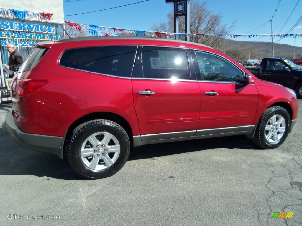 Crystal Red Tintcoat 2012 Chevrolet Traverse LT AWD Exterior Photo #61837203
