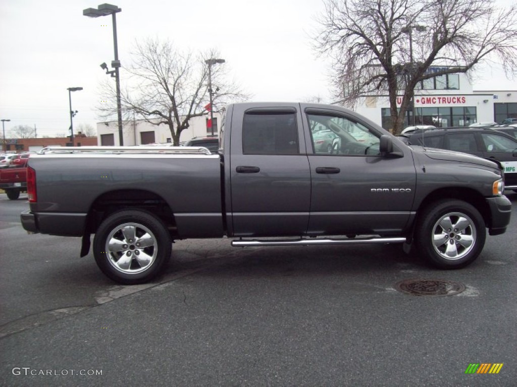 2003 Ram 1500 SLT Quad Cab 4x4 - Graphite Metallic / Dark Slate Gray photo #8