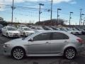 2010 Apex Silver Metallic Mitsubishi Lancer Sportback GTS  photo #2