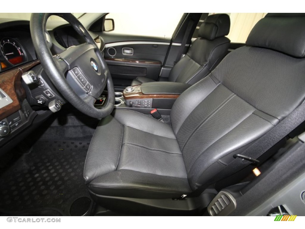2008 7 Series 750Li Sedan - Titanium Silver Metallic / Black photo #3