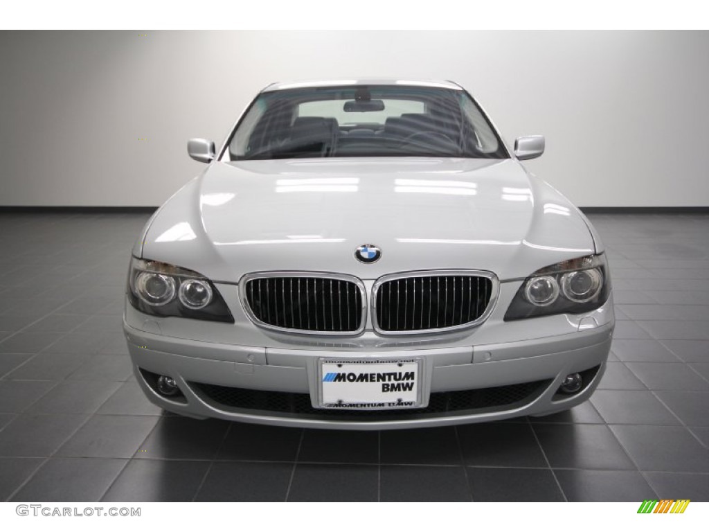 2008 7 Series 750Li Sedan - Titanium Silver Metallic / Black photo #6
