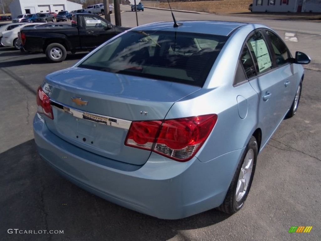 2012 Cruze LT - Ice Blue Metallic / Jet Black photo #7