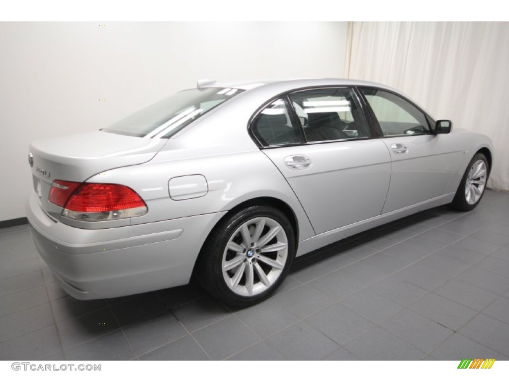 2008 7 Series 750Li Sedan - Titanium Silver Metallic / Black photo #13