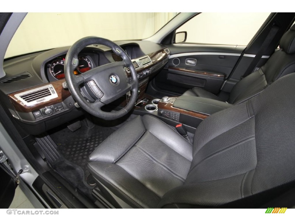 2008 7 Series 750Li Sedan - Titanium Silver Metallic / Black photo #15