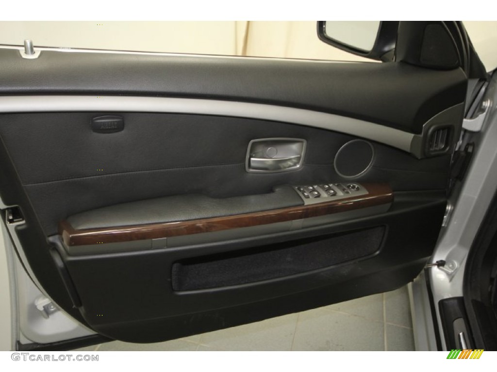 2008 7 Series 750Li Sedan - Titanium Silver Metallic / Black photo #17