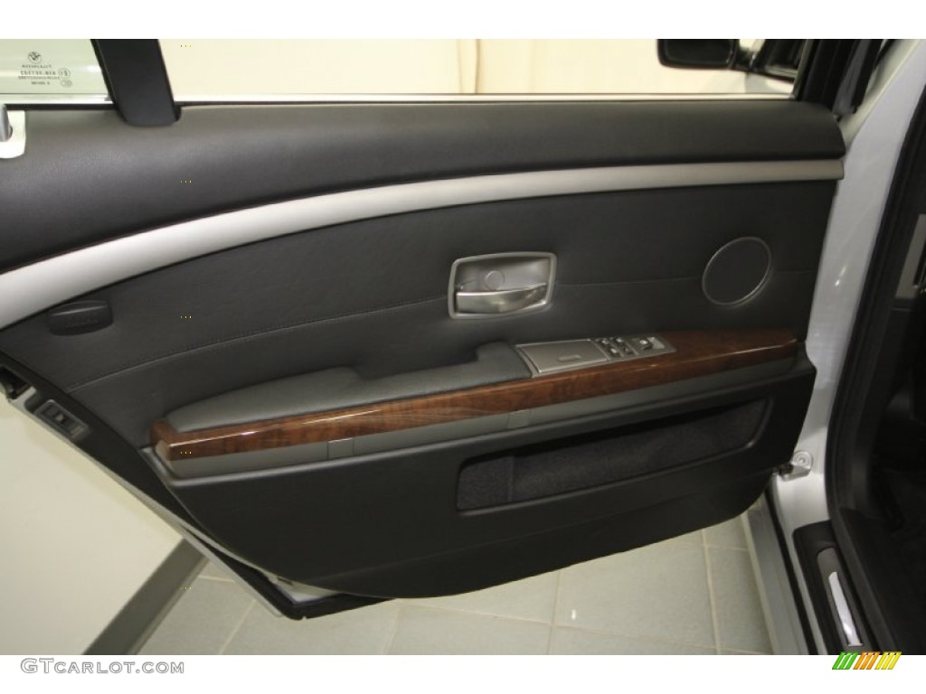 2008 7 Series 750Li Sedan - Titanium Silver Metallic / Black photo #31