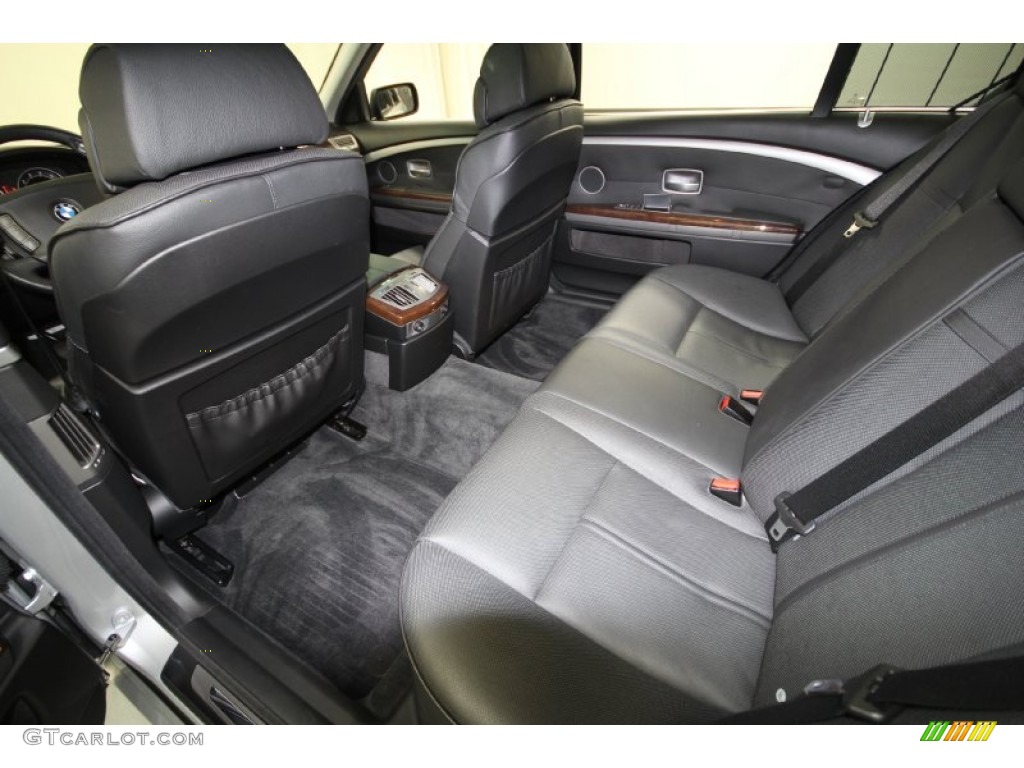 2008 7 Series 750Li Sedan - Titanium Silver Metallic / Black photo #33