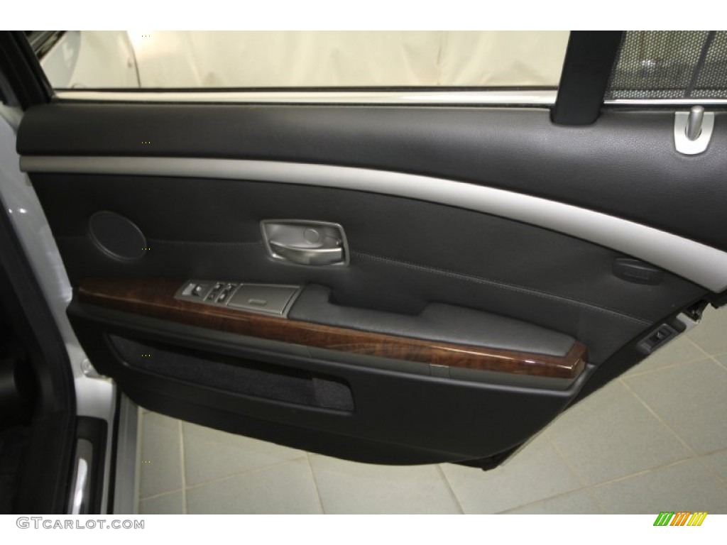 2008 7 Series 750Li Sedan - Titanium Silver Metallic / Black photo #40
