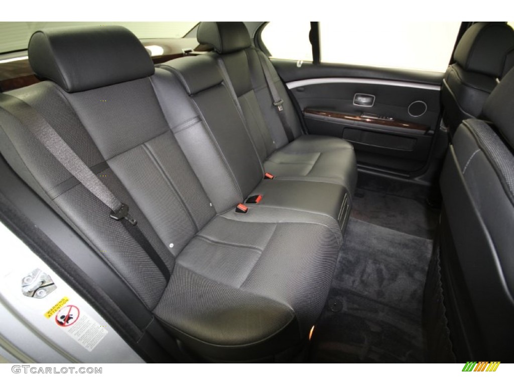 2008 7 Series 750Li Sedan - Titanium Silver Metallic / Black photo #42