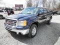 2012 Midnight Blue Metallic GMC Sierra 1500 SLE Crew Cab 4x4  photo #3