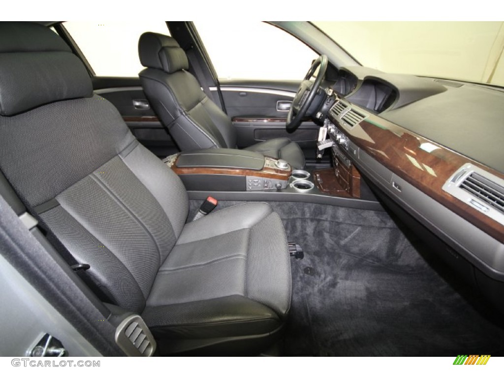 2008 7 Series 750Li Sedan - Titanium Silver Metallic / Black photo #46