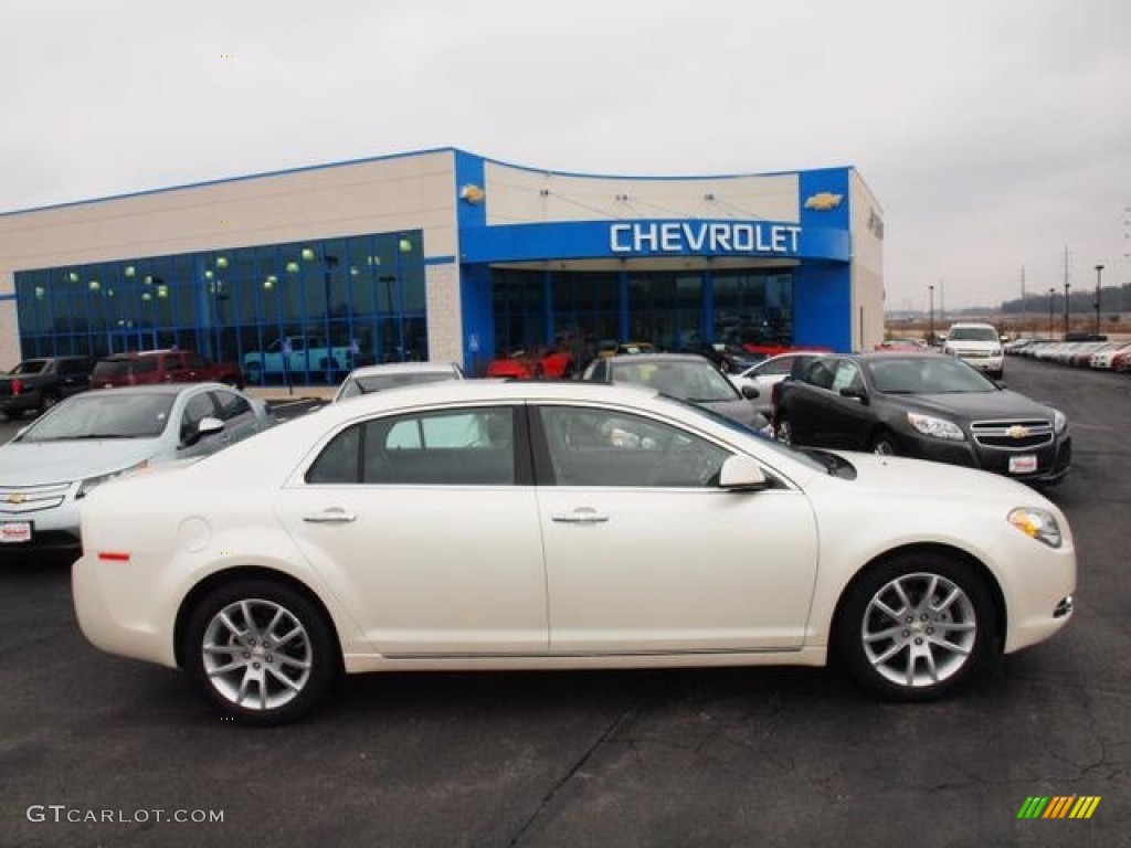 White Diamond Tricoat 2011 Chevrolet Malibu LTZ Exterior Photo #61840611