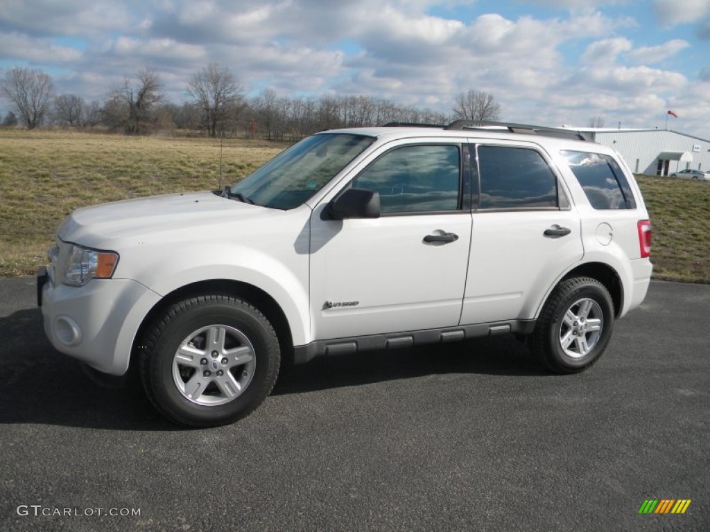 2009 Escape Hybrid - White Suede / Stone photo #4