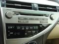 2010 Lexus RX Parchment/Brown Walnut Interior Audio System Photo