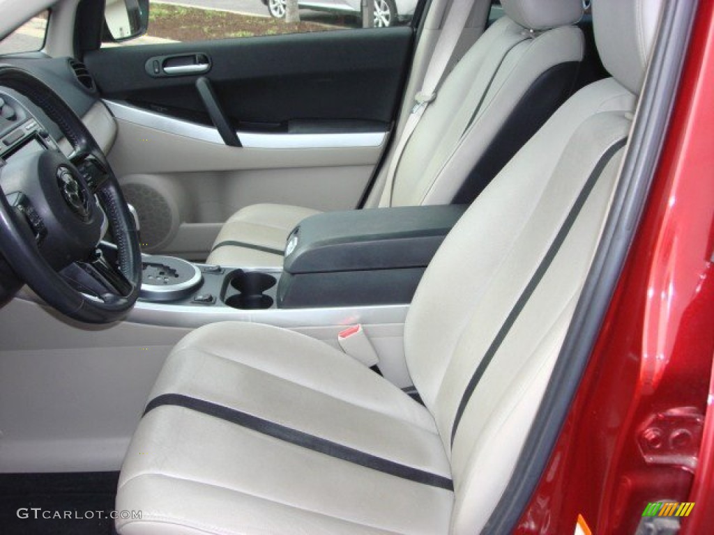 Sand Interior 2007 Mazda CX-7 Grand Touring Photo #61842453