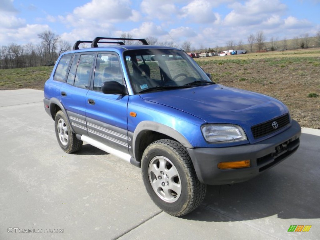 1996 RAV4 4WD - Confetti Blue Metallic / Gray photo #3