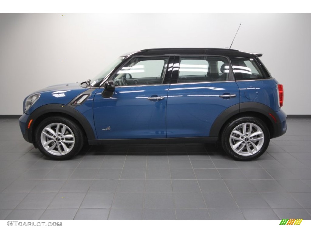Surf Blue 2011 Mini Cooper S Countryman All4 AWD Exterior Photo #61843278