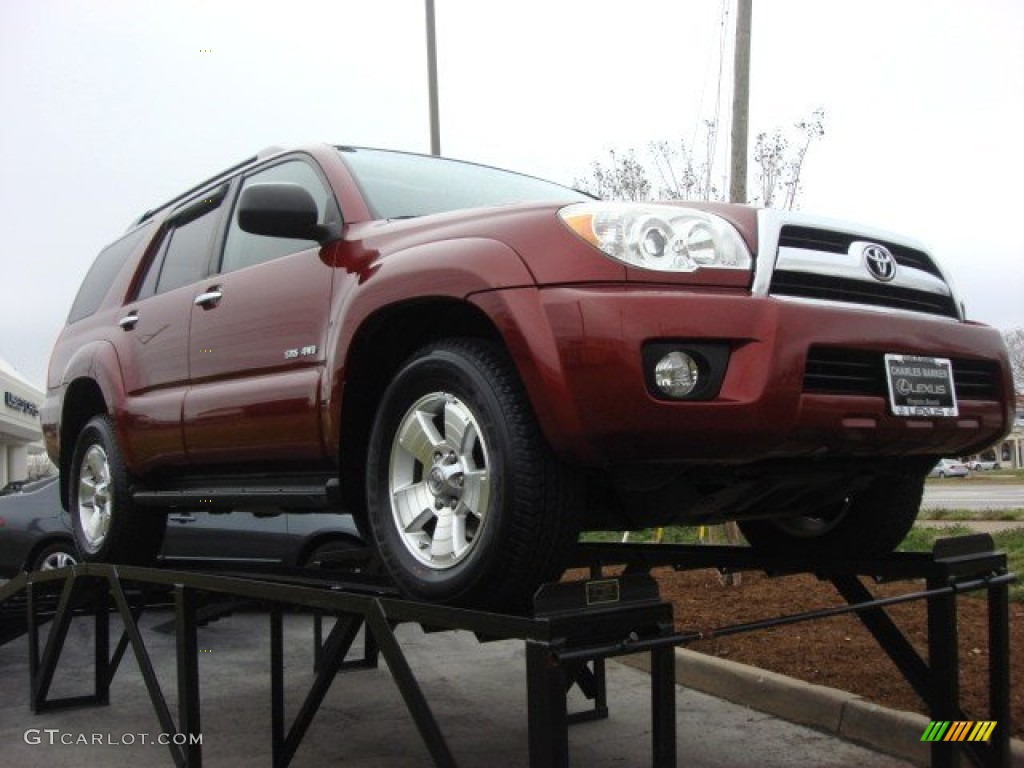 2006 4Runner SR5 4x4 - Salsa Red Pearl / Taupe photo #1