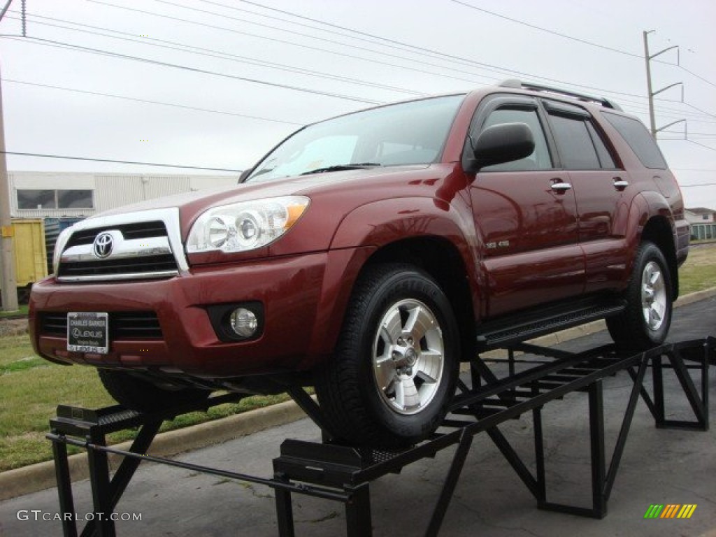2006 4Runner SR5 4x4 - Salsa Red Pearl / Taupe photo #8