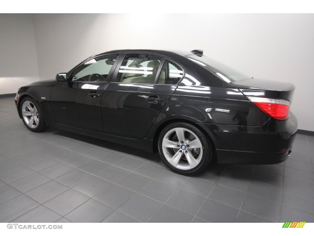 Black Sapphire Metallic 2010 BMW 5 Series 528i Sedan Exterior Photo #61845009