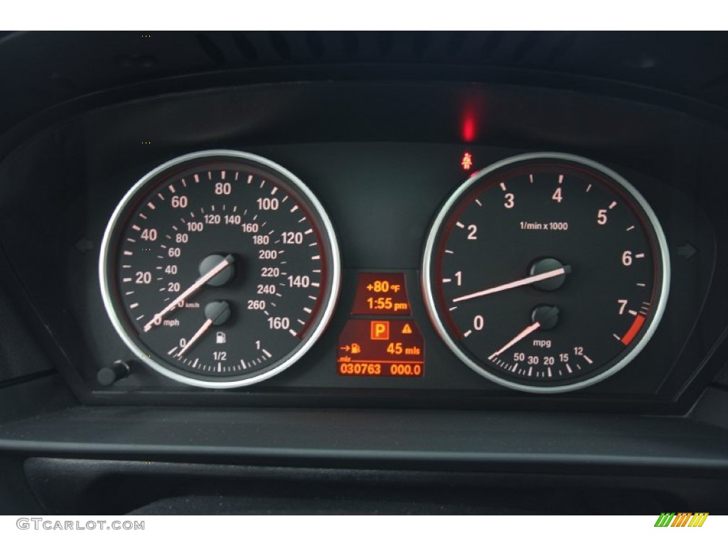 2010 BMW 5 Series 528i Sedan Gauges Photo #61845366