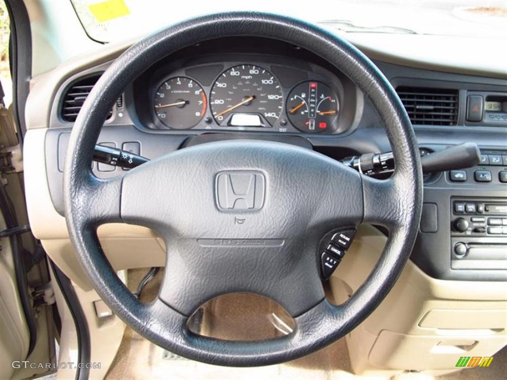 2000 Honda Odyssey LX Ivory Steering Wheel Photo #61845828