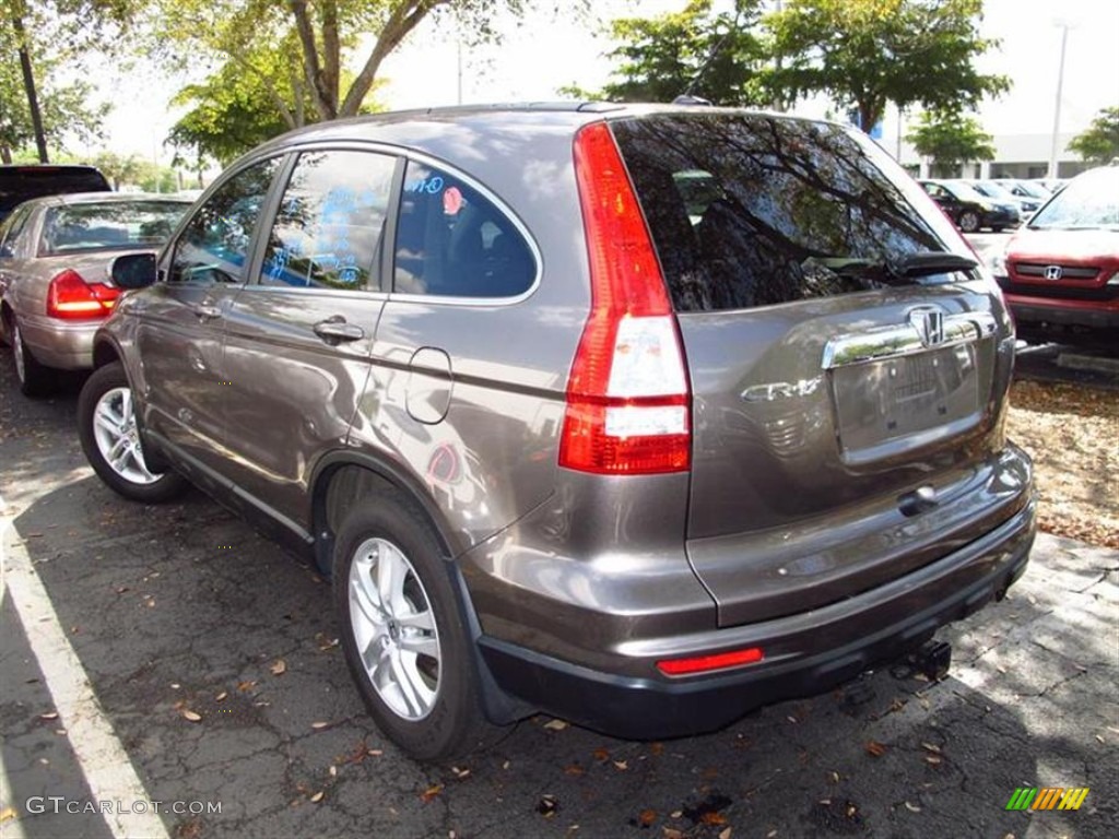 2010 CR-V EX-L AWD - Urban Titanium Metallic / Black photo #3