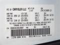 PW1: Stone White 2008 Dodge Grand Caravan SE Color Code