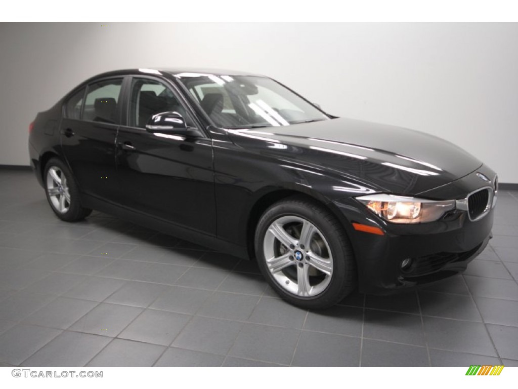 2012 3 Series 328i Sedan - Black Sapphire Metallic / Black photo #1