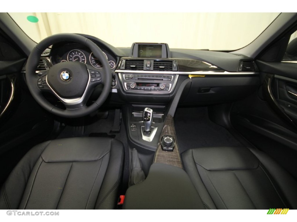 2012 BMW 3 Series 328i Sedan Black Dashboard Photo #61846731