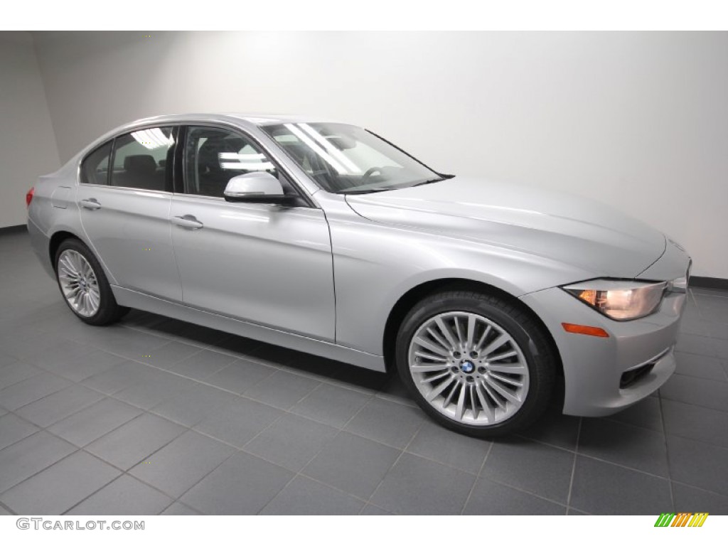 2012 3 Series 328i Sedan - Glacier Silver Metallic / Black photo #6