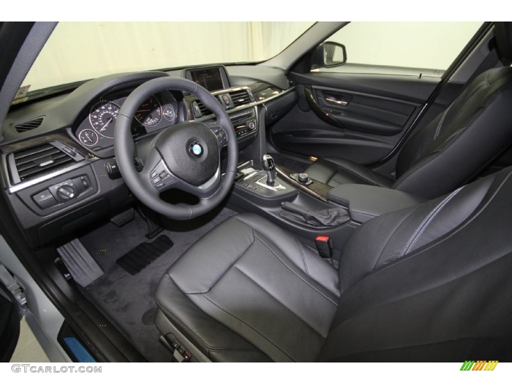 Black Interior 2012 BMW 3 Series 328i Sedan Photo #61846791
