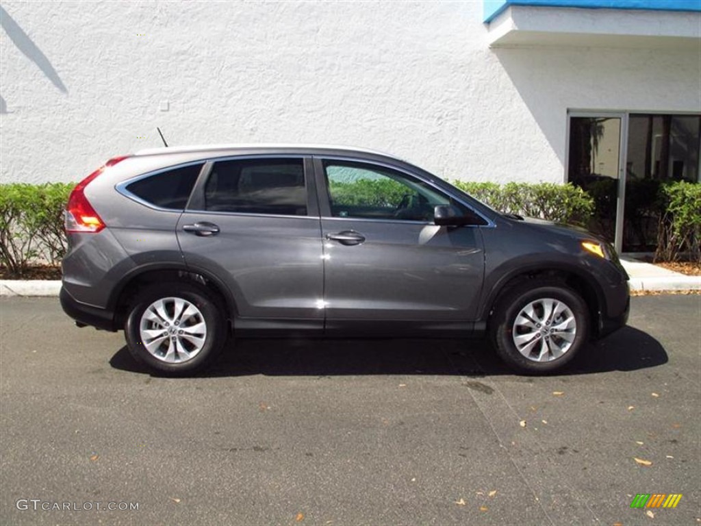 2012 CR-V EX-L - Polished Metal Metallic / Gray photo #2