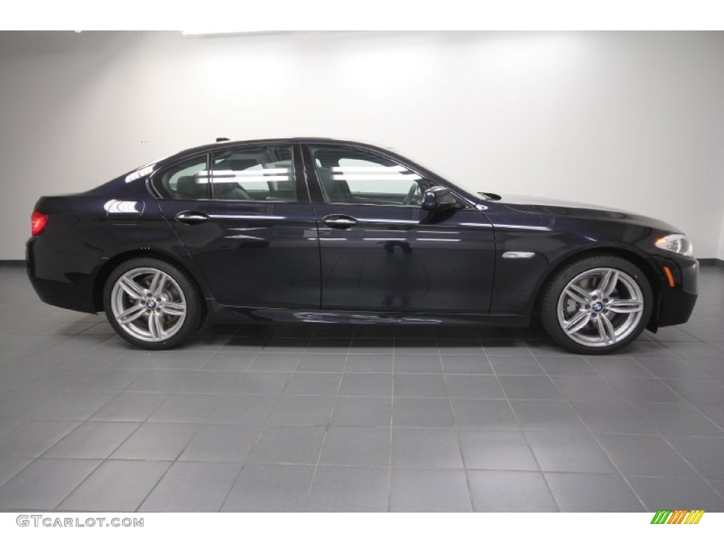 Carbon Black Metallic 2012 BMW 5 Series 550i Sedan Exterior Photo #61847202