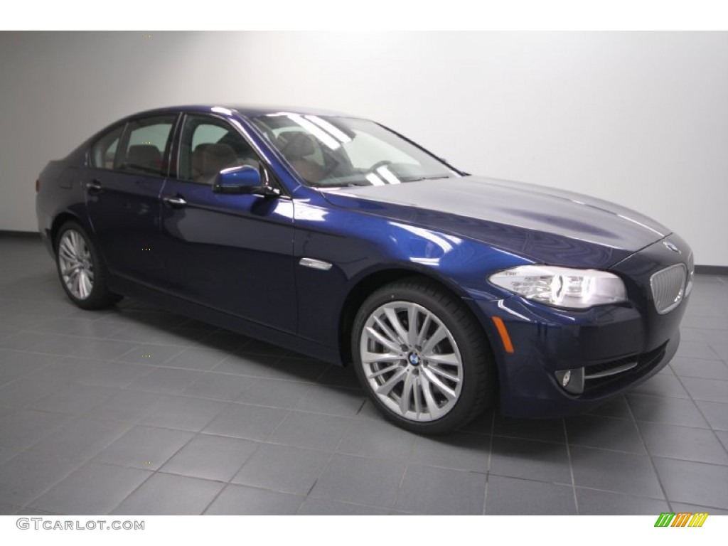 Deep Sea Blue Metallic 2012 BMW 5 Series 550i Sedan Exterior Photo #61847464