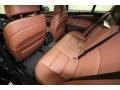 2012 BMW 5 Series Cinnamon Brown Interior Rear Seat Photo