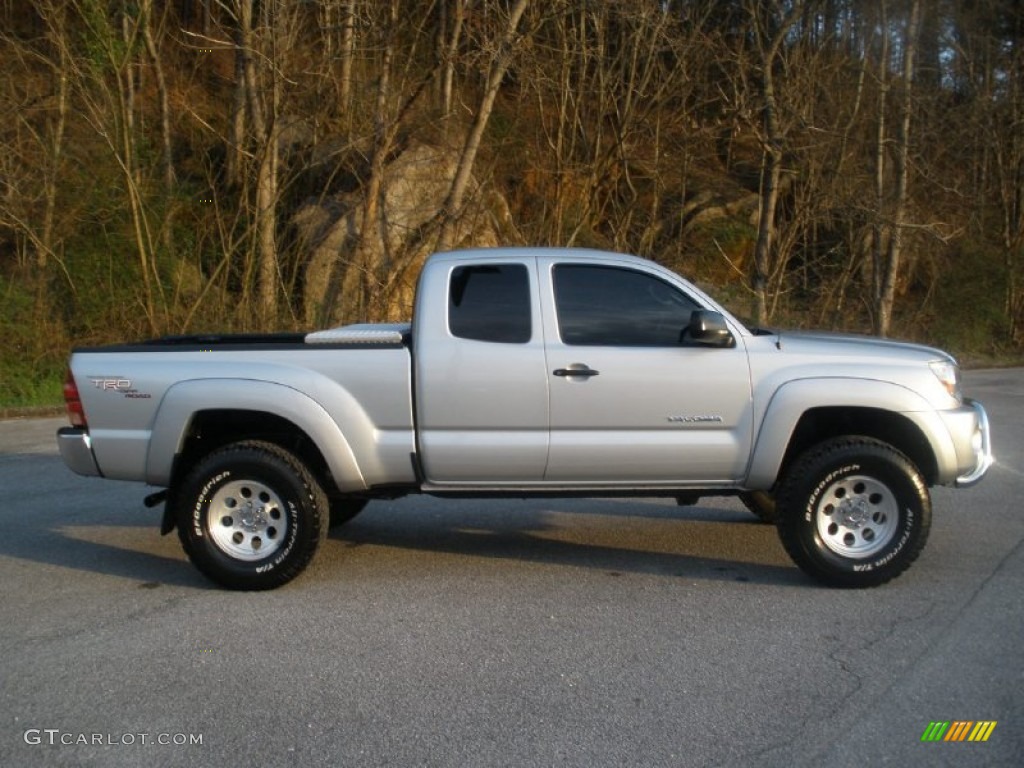 2007 Tacoma V6 TRD Access Cab 4x4 - Silver Streak Mica / Graphite Gray photo #2